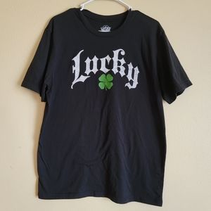 Lucky Tee Shirt Four Leaf Clover